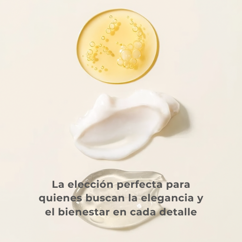 SET PLATINUM | Contorno de Ojos + Sérum Facial 3 en 1 + Crema Despigmentante Antiedad - Imagen 2