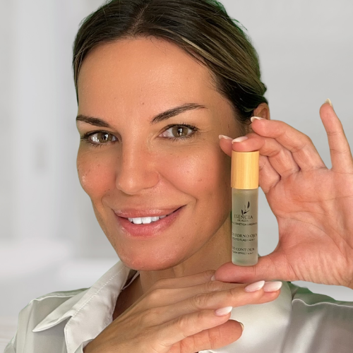 SET PLATINUM | Contorno de Ojos + Sérum Facial 3 en 1 + Crema Despigmentante Antiedad - Imagen 4